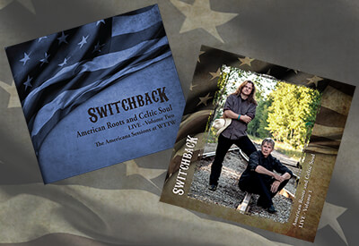 Switchback Live Volume 1 and 2 album covers